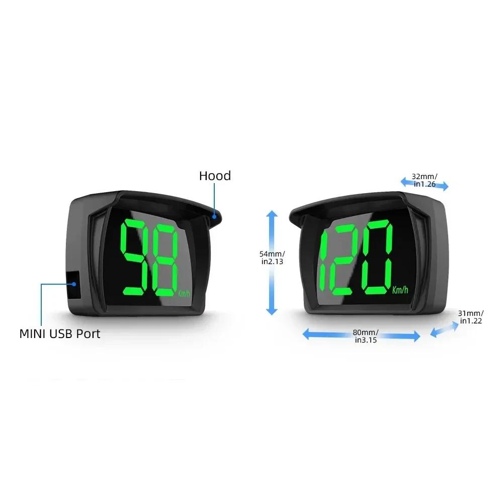 2024 ֽ ڵ HUD Y03  ÷ ӵ GPS 2.8 ġ ū ۲  ӵ 跮 ð , ڵ ׼